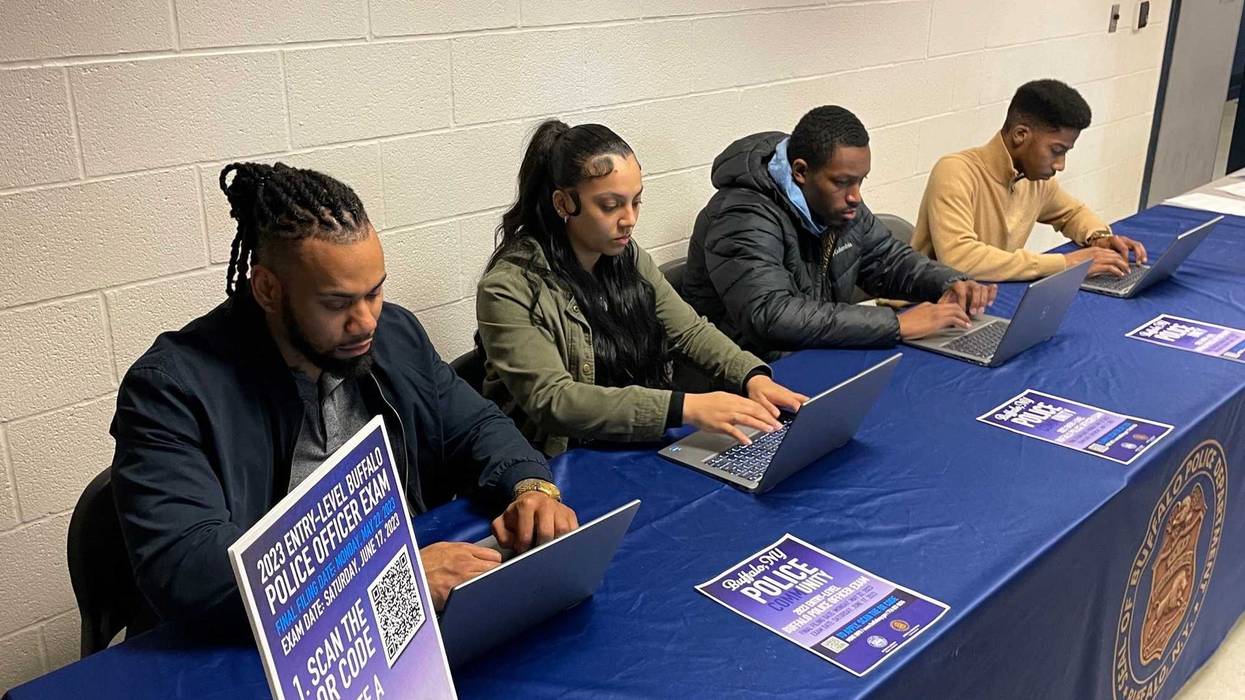 Buffalo Police Officer Exam applicants
