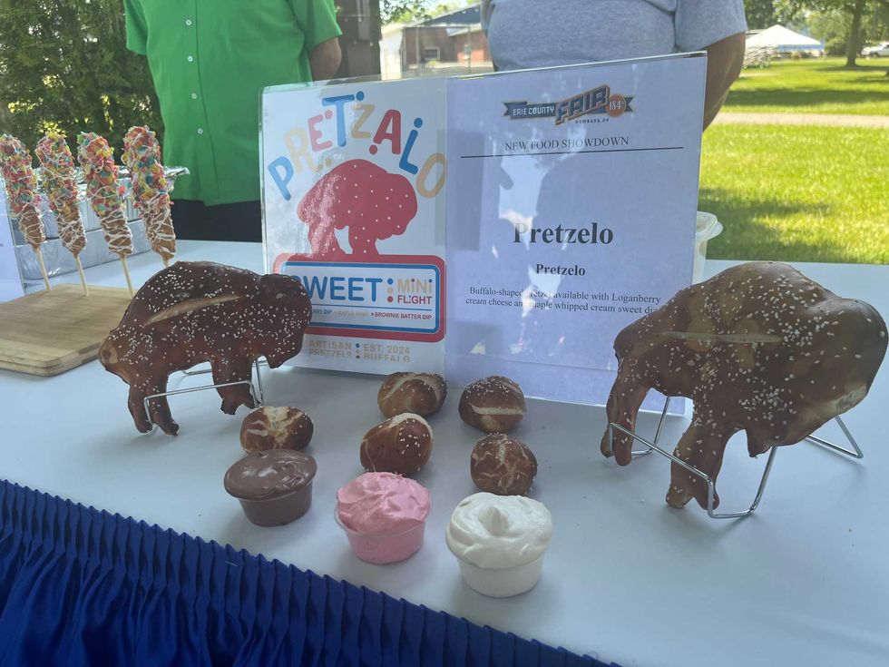 Buffalo pretzels from Pretzelo at the Erie County Fair