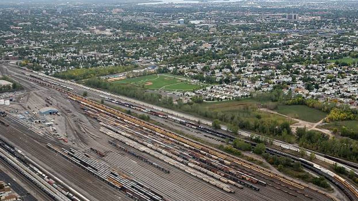 Buffalo railroad freight yards