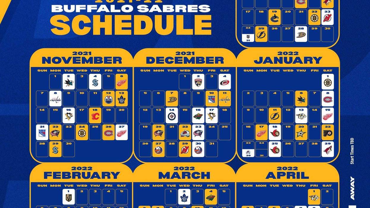 Buffalo Sabres Schedule