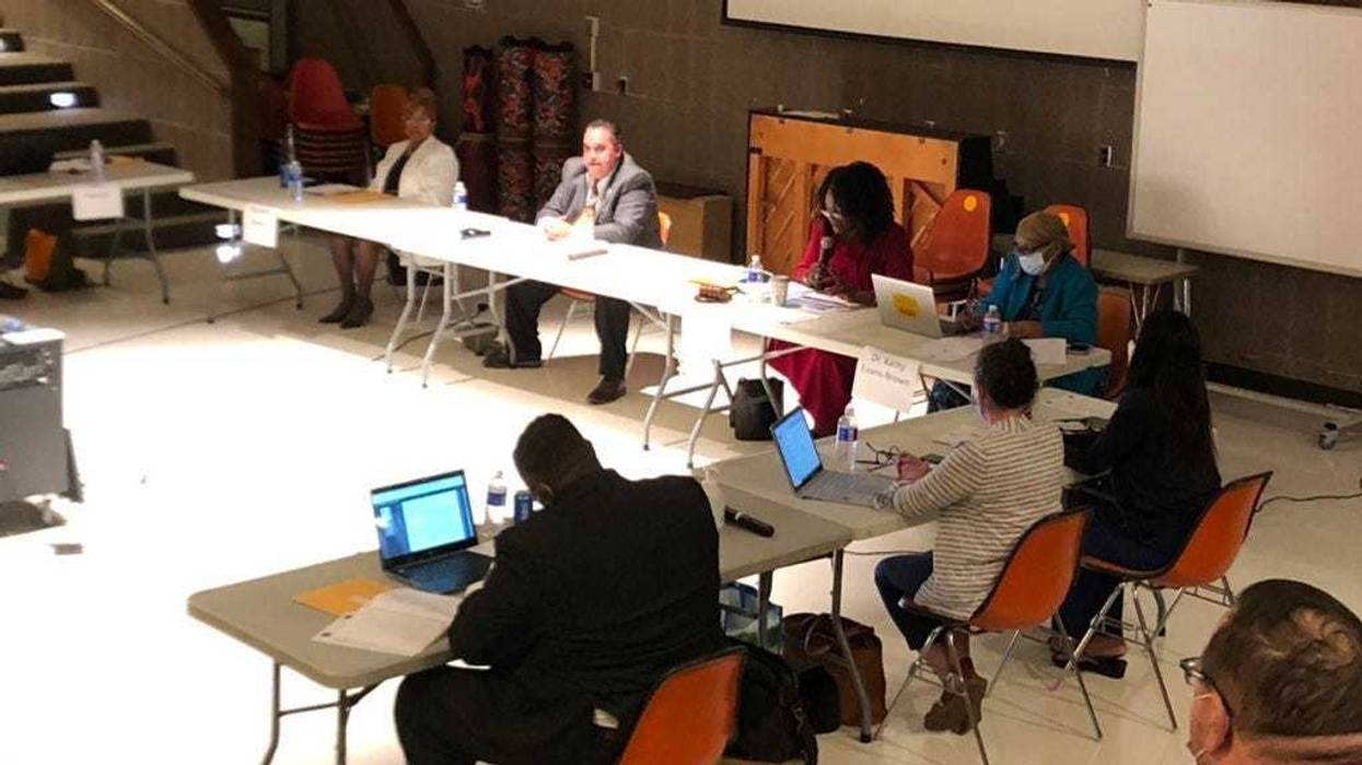 Buffalo School Board meeting, file photo from 2021