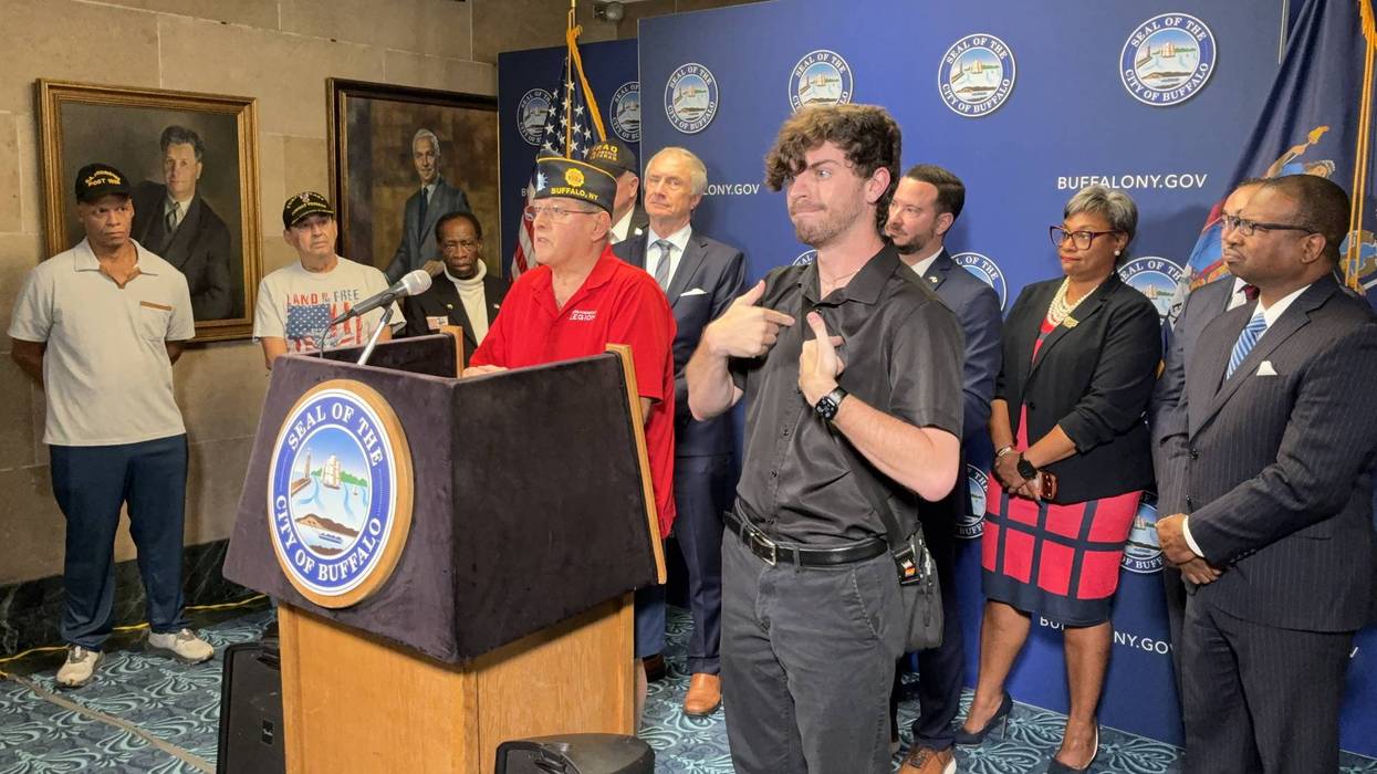Buffalo tax exemption for disabled veterans press conference
