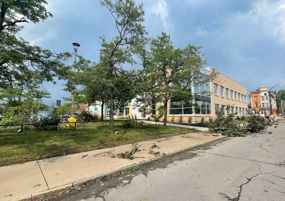 Buffalo tornado damage
