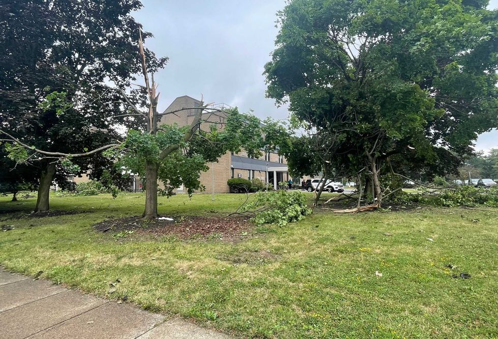 Buffalo tornado damage