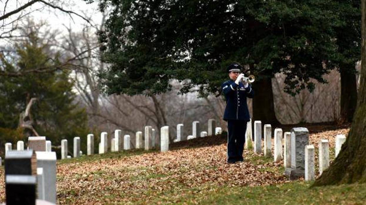 Bugler at Arlington National Cemetery