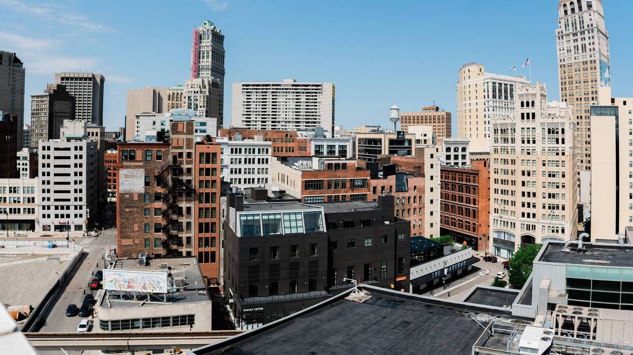 Buildings in Downtown Detroit