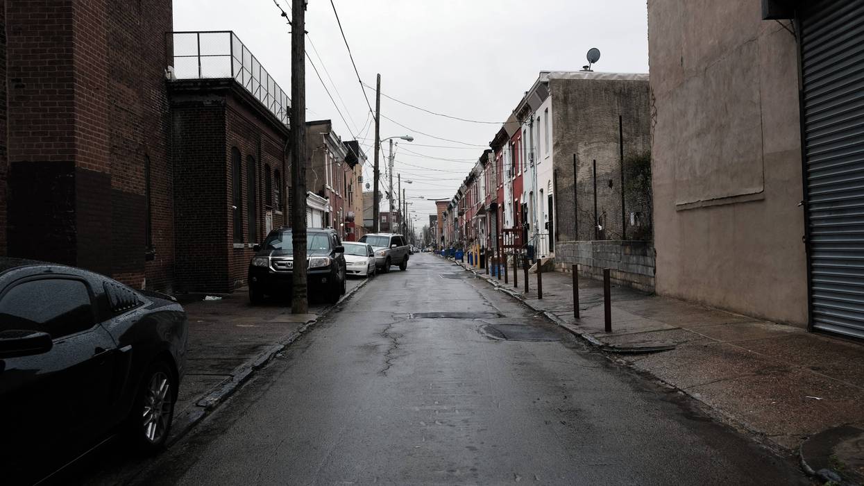 Buildings on a Kensington street.