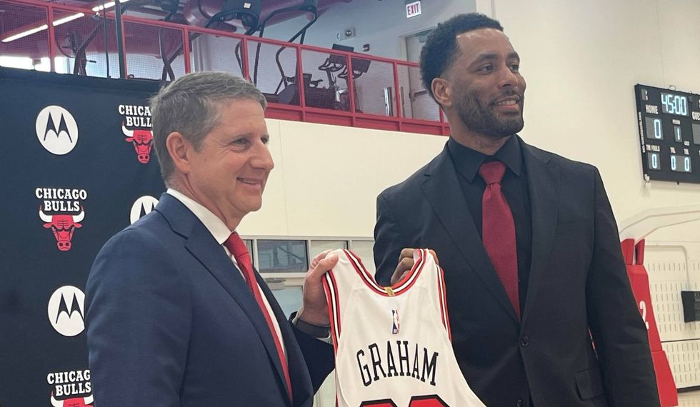 Bryson Graham outlines his vision as Bulls introduce him as new basketball boss: 'It’s going to take time'