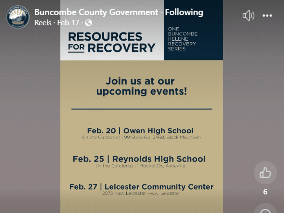 Buncombe County Government FB page