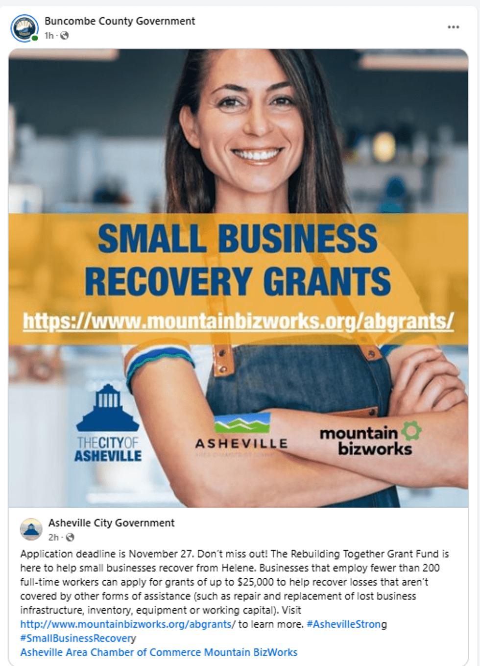 Buncombe County Government FB page