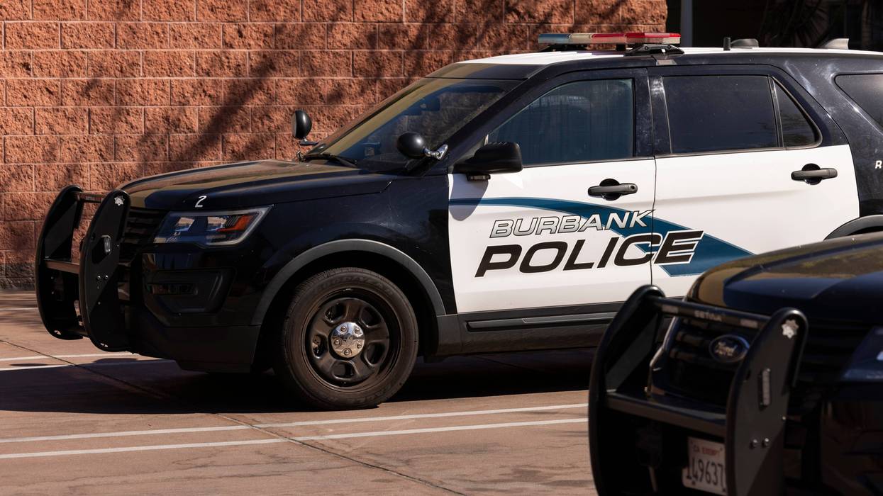 Burbank police car