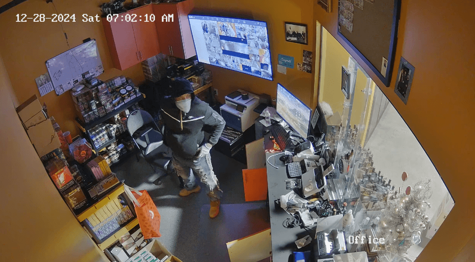 Burglar Man In Office