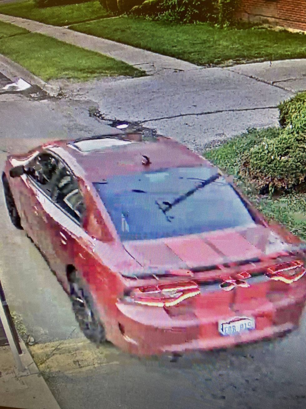 Burgundy Dodge Charger