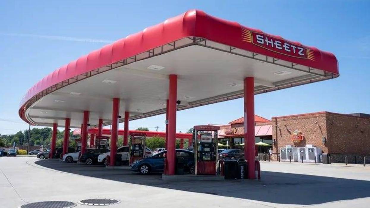 Burlington, NC, USA - June 19, 2022: Exterior view of a Sheetz convenience store and gas station in Burlington, North Carolina. Sheetz, Inc. is an American chain of convenience stores and coffee shops owned by the Sheetz family. Photo credit Getty