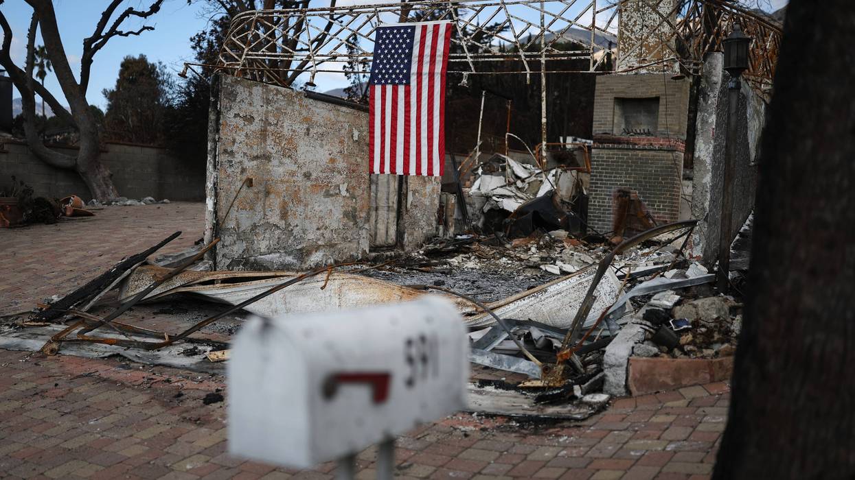 burned home