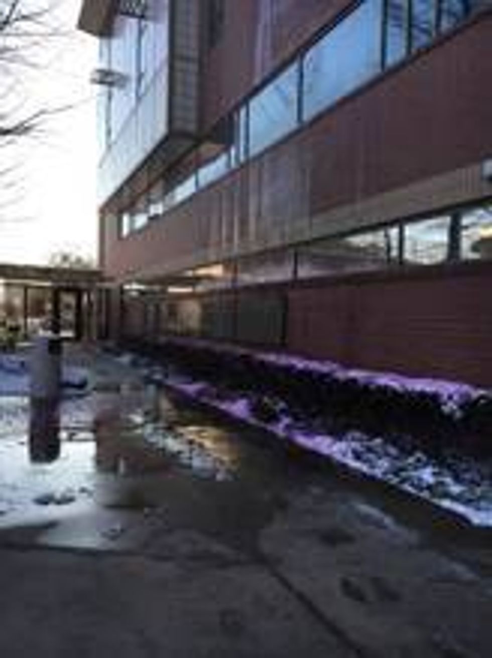 burst pipe