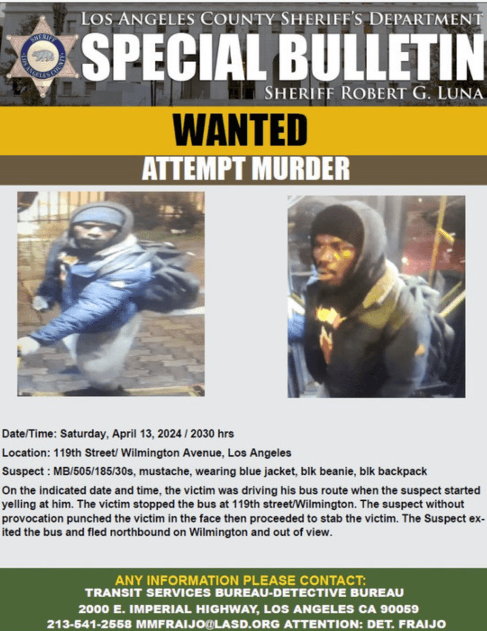 Bus driver attacker