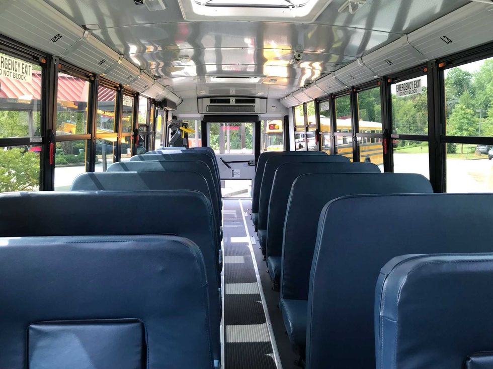 Bus Interior from Front - Emily Gill