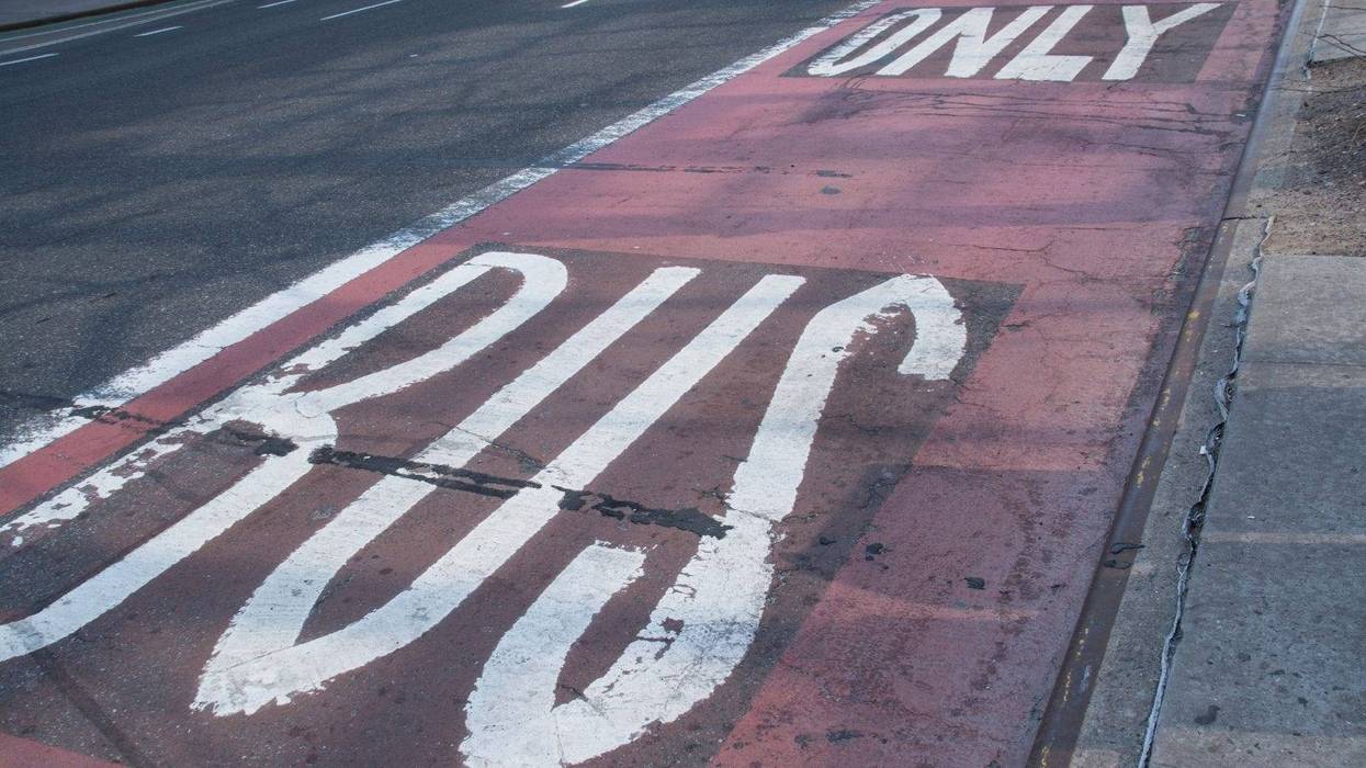 Bus only lane