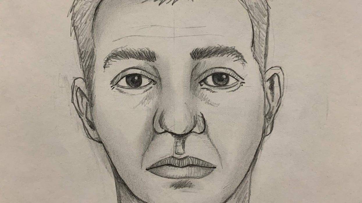 Bus stop suspect composite sketch