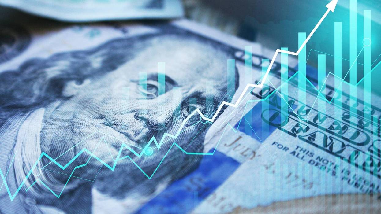 Business And Finance Concept Of A Bull Market Trend