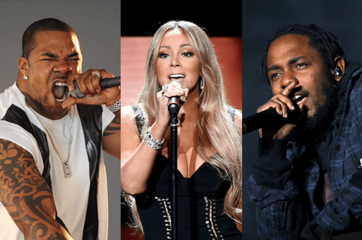 Busta Rhymes, Mariah Carey and Kendrick Lamar