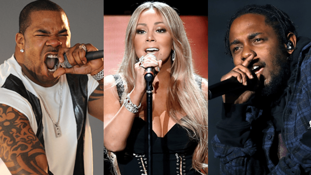 Busta Rhymes, Mariah Carey and Kendrick Lamar