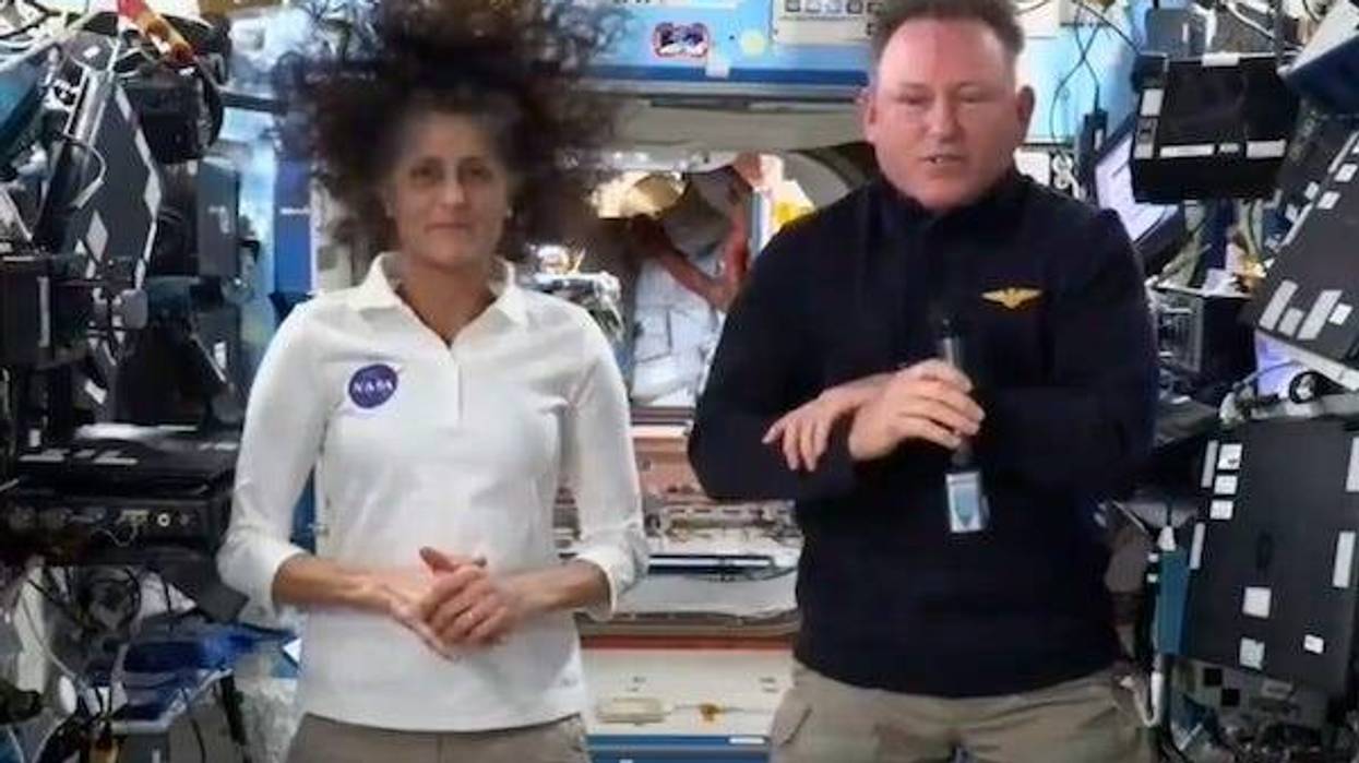 Butch Wilmore and Suni Williams on the International Space Station