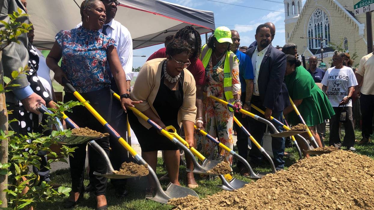 Butler Triangle renovation groundbreaking