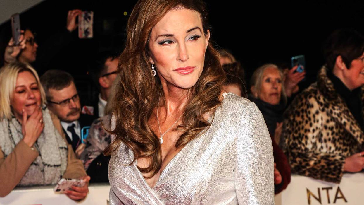 Caitlyn Jenner attends the National Television Awards 2020 at The O2 Arena in London