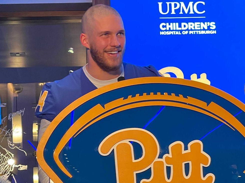 Cal Adomitis at podium