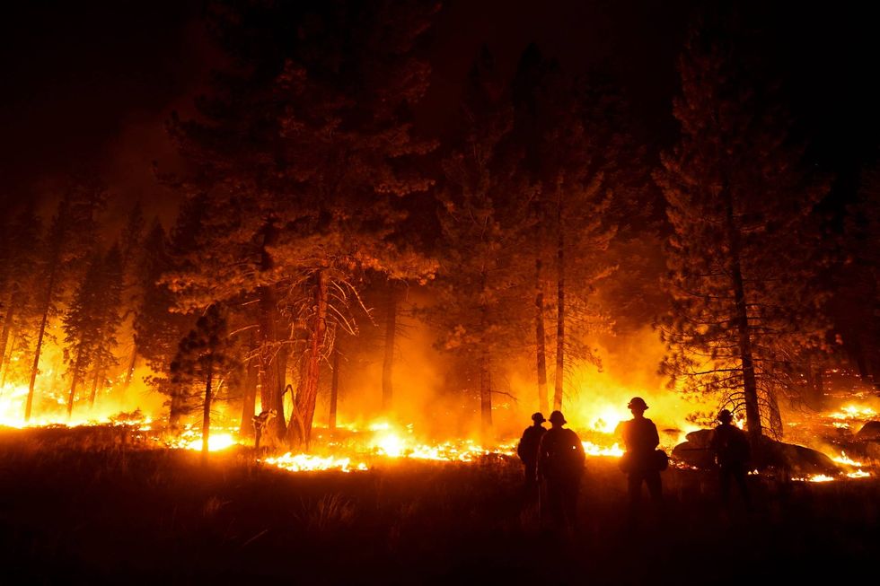 Caldor Fire South Lake Tahoe Sept 1, 2021