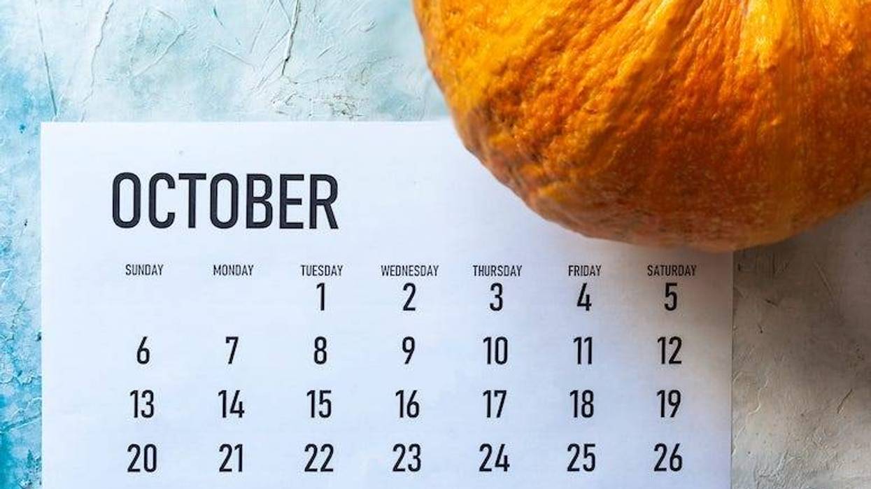 Calendar, October, Pumpkin