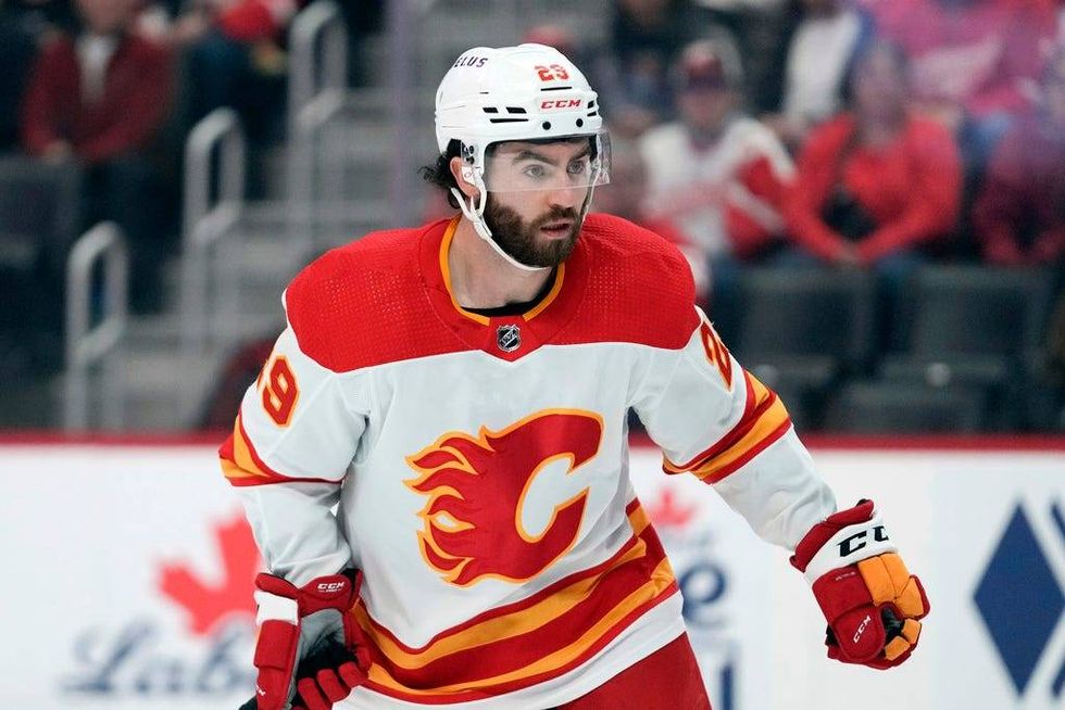 Calgary Flames center Dillon Dube