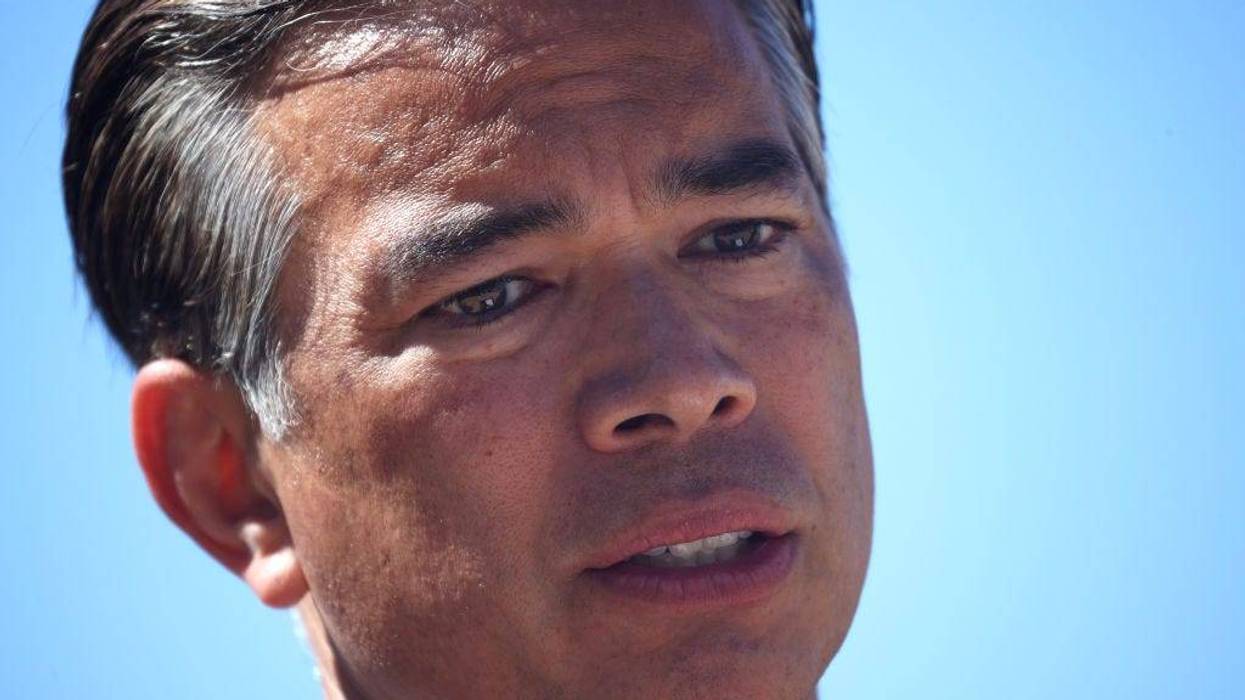 California Attorney General Rob Bonta speaks during a news conference at San Francisco General Hospital on June 10, 2021 in San Francisco, California. California Gov. Gavin Newsom and Attorney General Rob Bonta announced that the state of California has filed an appeal to a recent decision by a U.S. District Judge Roger Benitez of San Diego to overturn California's three-decade-old ban on assault weapons stating that California's ban on assault weapons violates the constitutional right to bear arms. In his ruling, Benitez compared the popular AR-15 assault rifle to a Swiss Army knife.