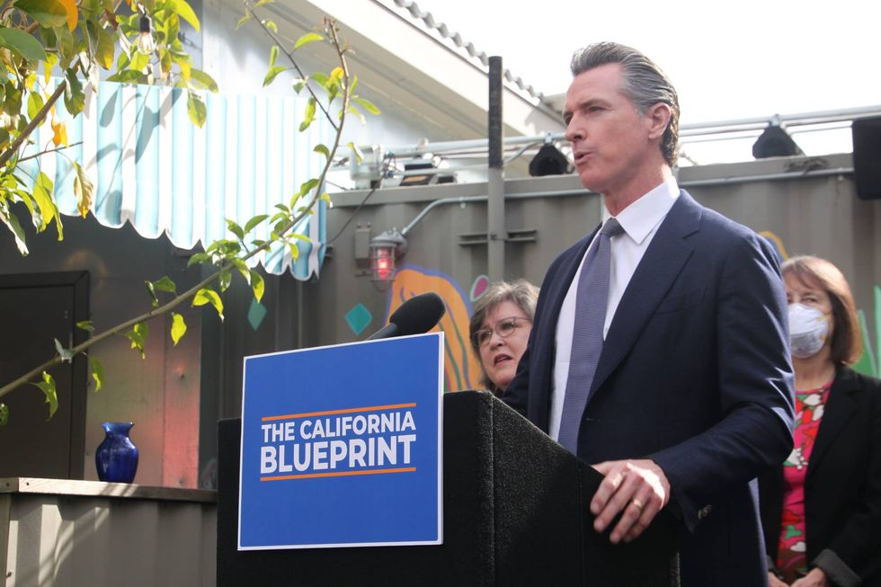California Gov. Gavin Newsom appeared in the East Bay Wednesday to sign into law the latest round of COVID-19 relief as well as an extension of paid sick leave in California.