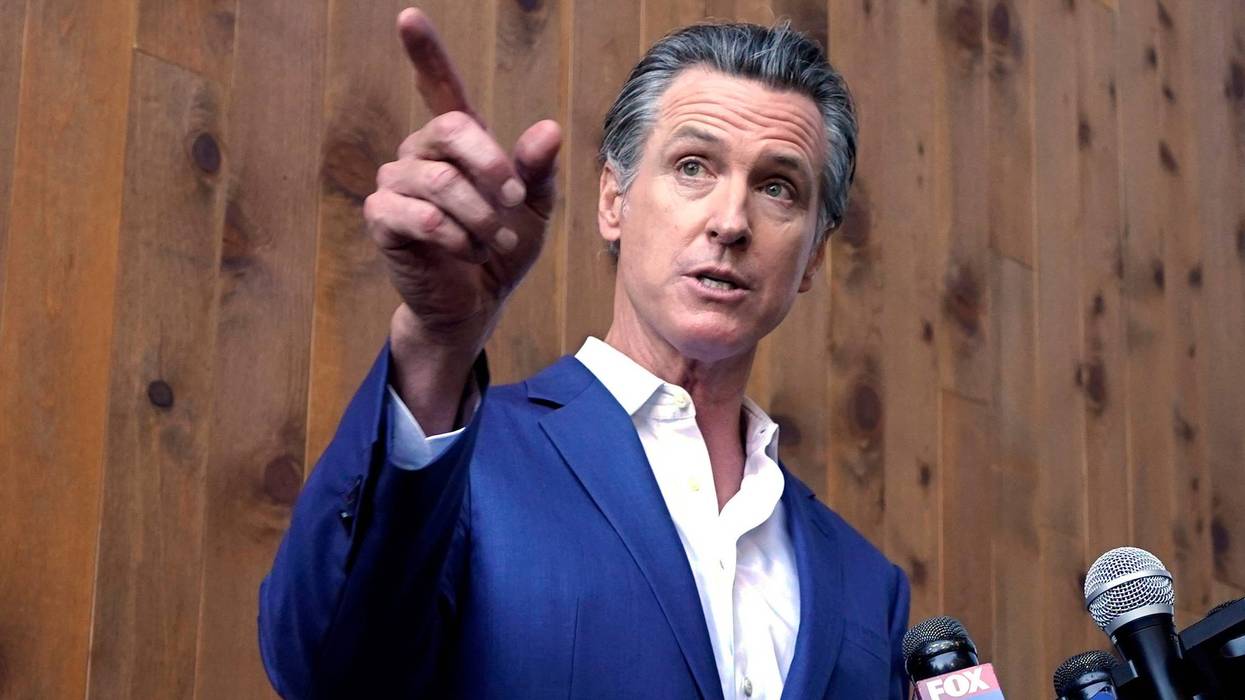 California Gov. Gavin Newsom said on Friday, Oct. 7, 2022, that he will call a special session of the state Legislature on Dec. 5, to pass a new tax on oil companies in response to high gas prices, while talking to reporters in Sacramento, Calif.