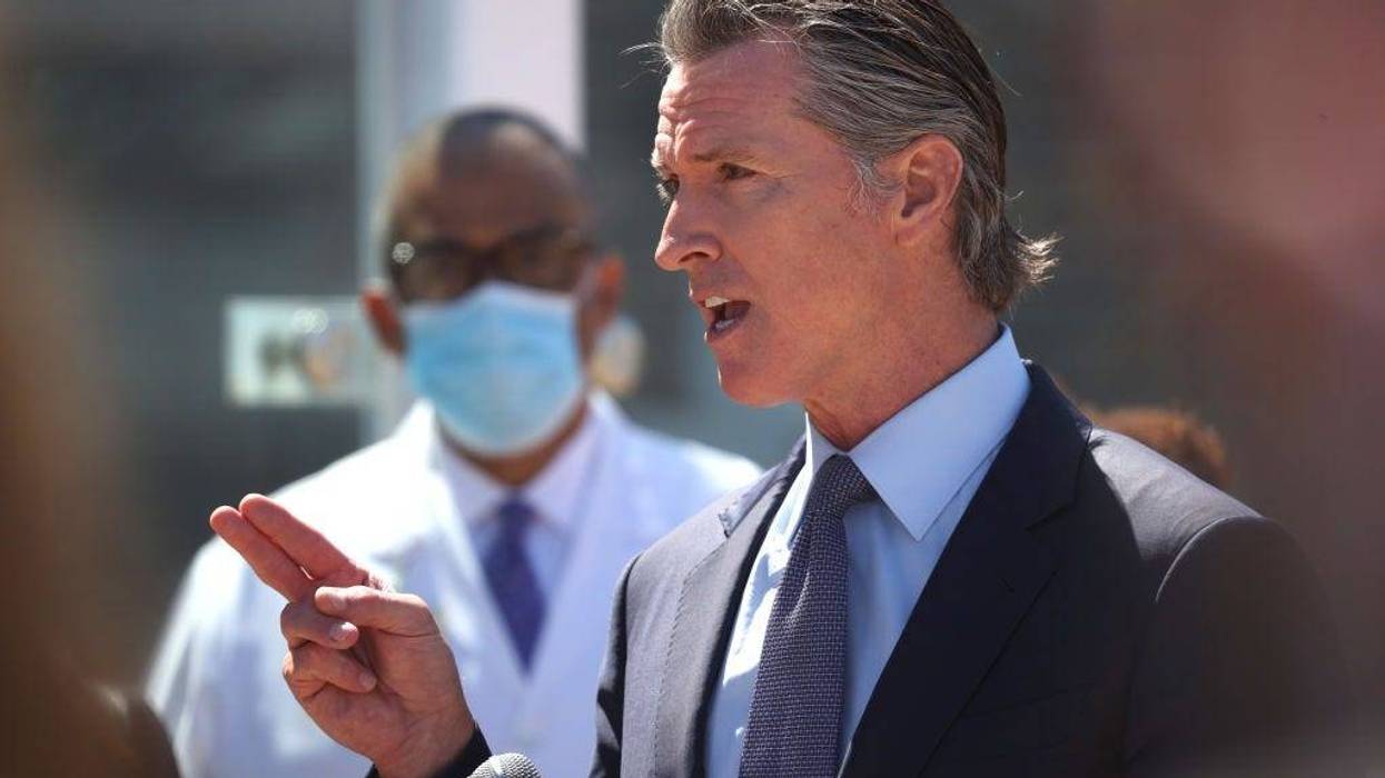 California Gov. Gavin Newsom speaks during a news conference at San Francisco General Hospital on June 10, 2021 in San Francisco, California.