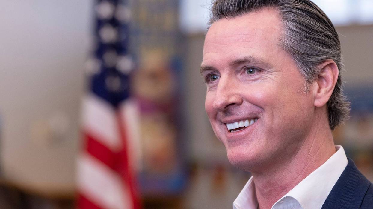 California Governor Gavin Newsom made a surprise visit to Riverview Elementary School in Parlier, Calif. on Wednesday, February 13, 2019.