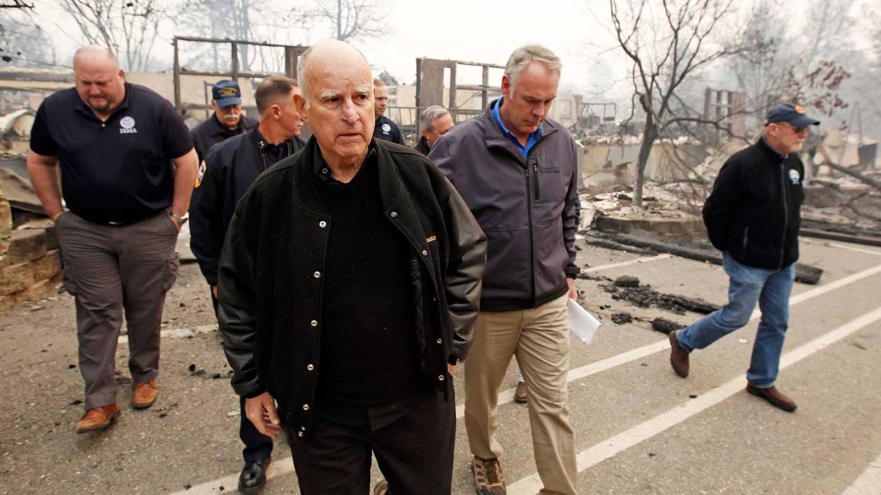 California Wildfires Jerry Brown