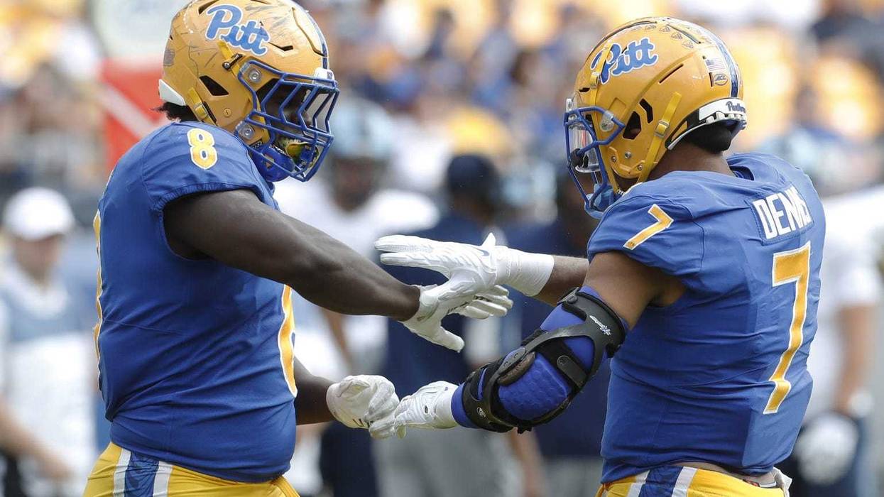 Calijah Kancey and SirVocea Dennis at Pitt