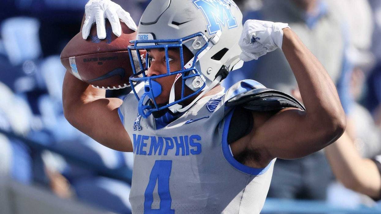 Calvin Austin flexing at Memphis