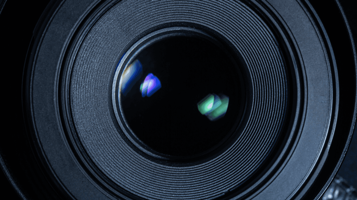 camera lens close up