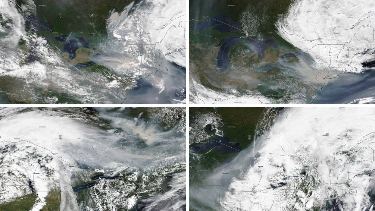 Canada Wildfires Wind Movement