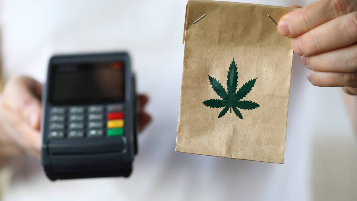 cannabis sales illustration