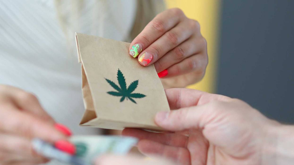 cannabis transaction in store