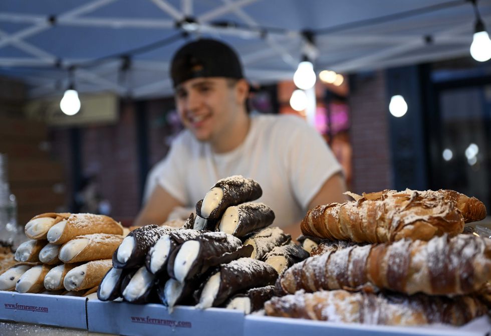 Cannoli on display on Sept. 12, 2024