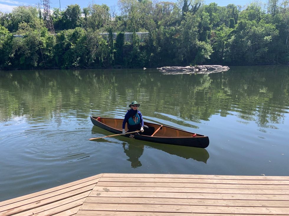 Canoe and kayak instructor Looie Voorhees