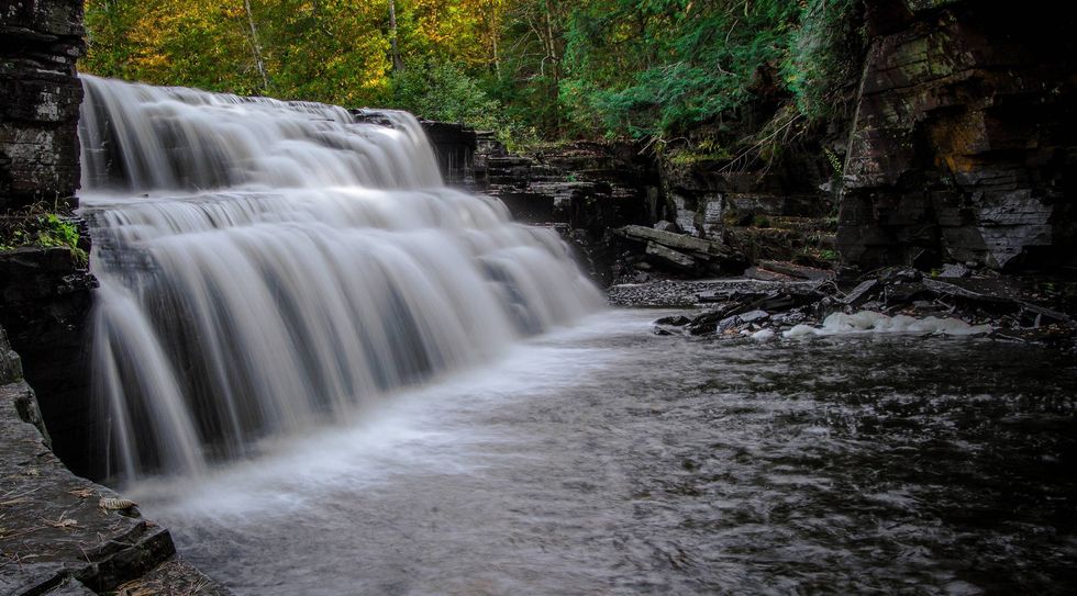 Canyon Falls located in Michigan