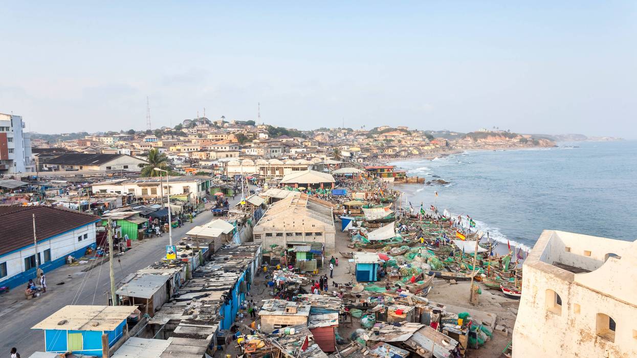 Cape Coast Cityscape, Ghana, West Africa